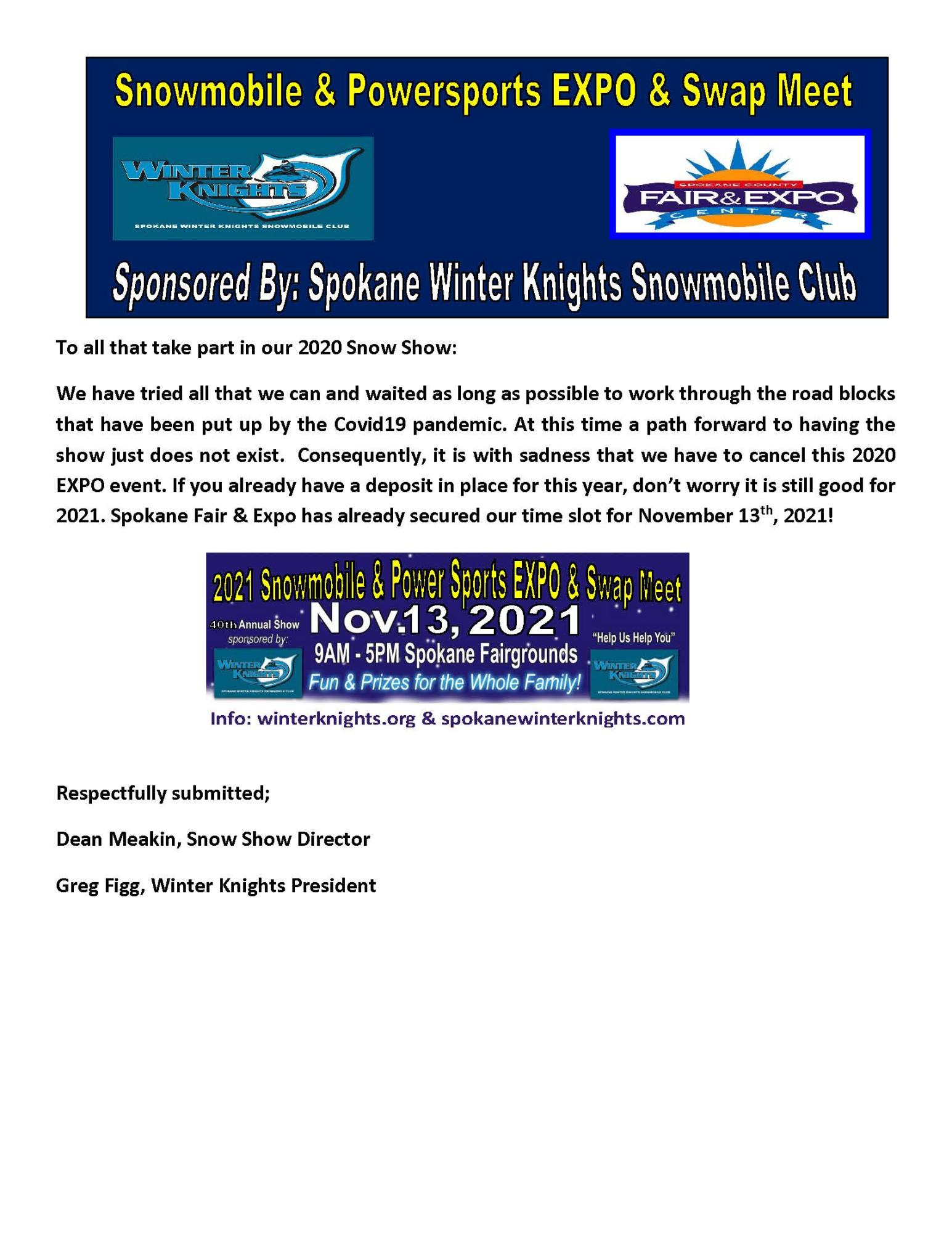 Winter Knights Snow Show